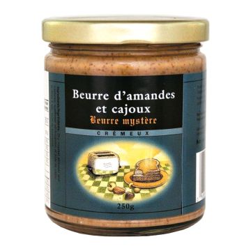 Beurre d'amandes et cajoux crémeux