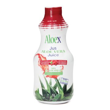 Aloe vera juice - Raspberry and cranberry