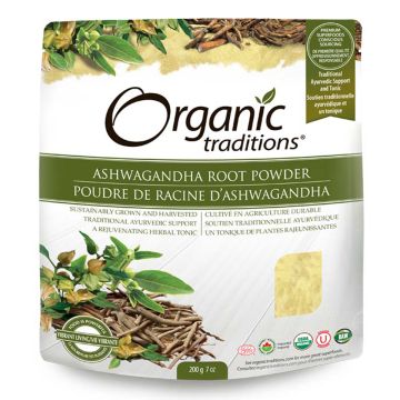 Poudre de racine d'Ashwagandha biologique