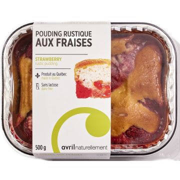 Gâteaux - Pouding rustique aux fraises
