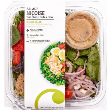 Niçoise Salad - Tuna Olives and Hard Boiled Egg
