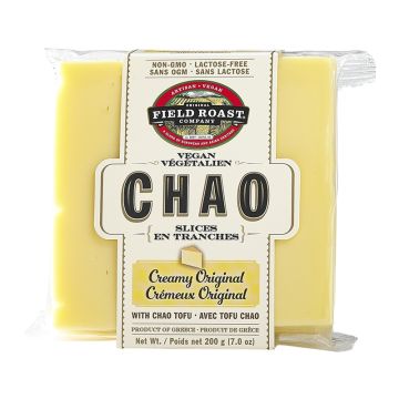 Fauxmage Chao crémeux original avec tofu chao en tranches