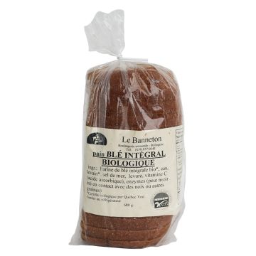Bread - Whole wheat organic