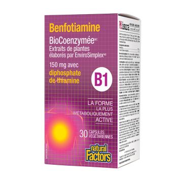 Benfotiamine BioCoenzymée B1150 mg - Énergie