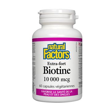 Biotin 10 000 mcg Extra Strengh - Healthy Skin and Nails