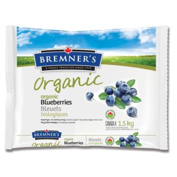 Organic frozen fruit  - Blueberries