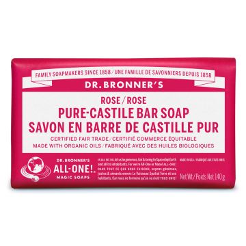 Savon de Castille barre - Rose