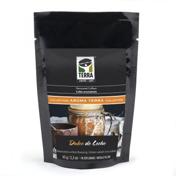 Sustainable Flavoured Filter Ground Coffee - Dulce de Leche 65 g