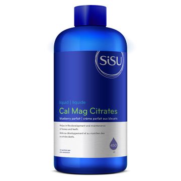 Citrate de calcium et magnésium liquide saveur bleuet - Santé des os