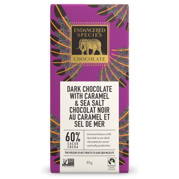 Chocolat noir au caramel et sel de mer