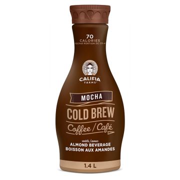 Cold brew coffee  - Almond beverage mocha