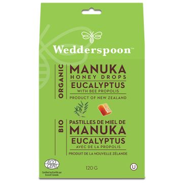 Pastilles de miel eucalyptus propolis de Manuka biologique