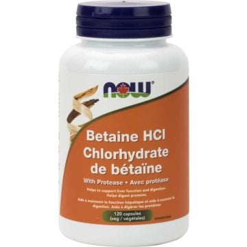 Santé digestive - Chlorhydrate de bétaïne avec protéase