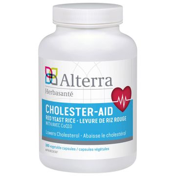 Cholester-Aid levure de riz rouge avec CoQ10 - Cholestérol