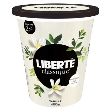 Yogourt classique 2,9% Vanille