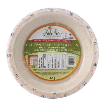 Gluten free pie shell - Frozen