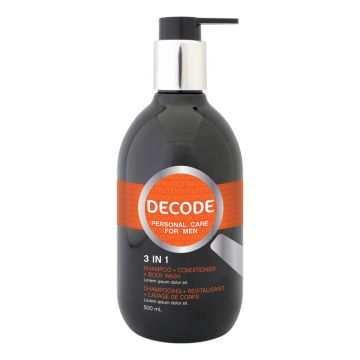 3 in 1 for men - Shampoo, conditioner and body
