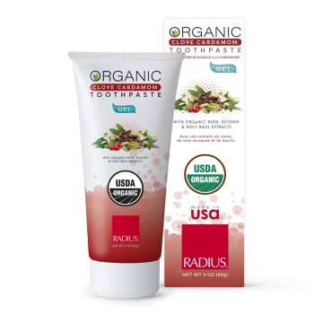 Organic Toothpaste Gel - Clove Cardamom