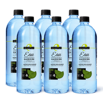  Organic Lime Flavored Carbonated Spring Water