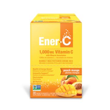 Vitamine C 1000 mg saveur pêche mangue