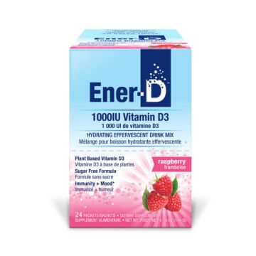 Sugar-free Raspberry Flavour Vitamin D3 1000 IU