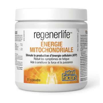 Énergie mitochondriale Regenerlife - Réduction de la fatigue