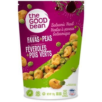 Crispy Favas And Peas - Balsamic Herb