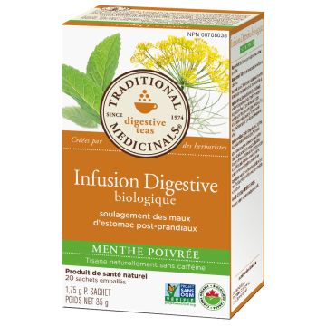 Tisane - Infusion digestive / menthe poivrée