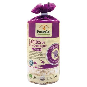 Organic Rice Cakes - Camargue Rice & Sesame