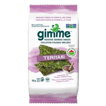 Organic Teriyaki Roasted Seaweed Snacks
