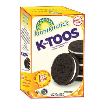 Biscuits à la crème KinniToos sans gluten - Chocolat