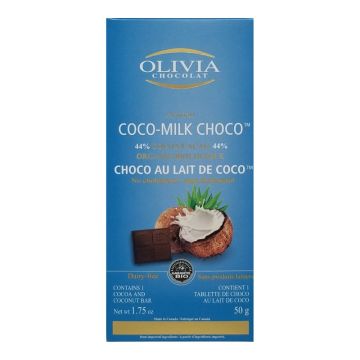 Olivia Chocolat  - Lait de coco