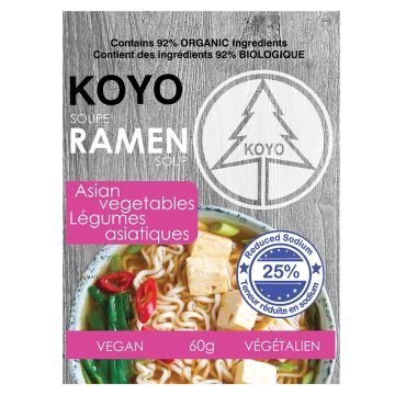 Ramen biologique - Légumes asiatiques