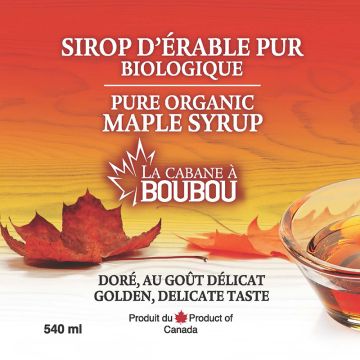 Pure maple syrup - Golden delicate taste organic