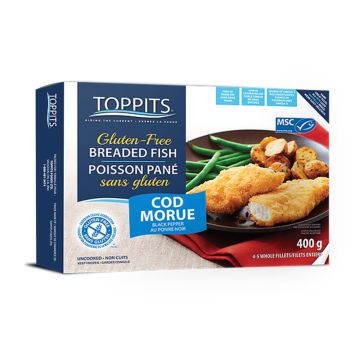 Gluten free Black Pepper Breaded Cod