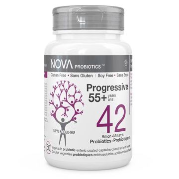 Probiotiques 42 milliards Progressive 55 ans et +