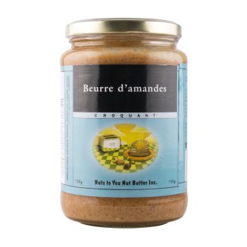 Beurre d'amandes croquant