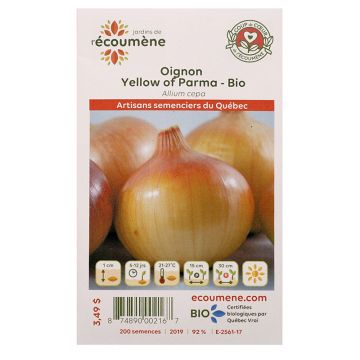 Légumes biologiques  - Oignon yellow of parma  
