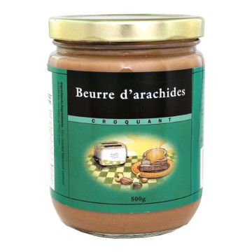 Beurre d'arachides croquant