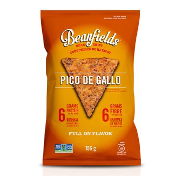 Croustilles d'haricots - Pico de gallo
