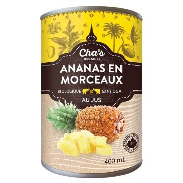 Ananas en morceaux au jus