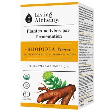 Rhodiola fermenté biologique 100 mg - Soutien l’endurance et l’énergie