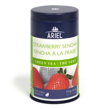 Thé vert en feuilles - Sencha à la fraise