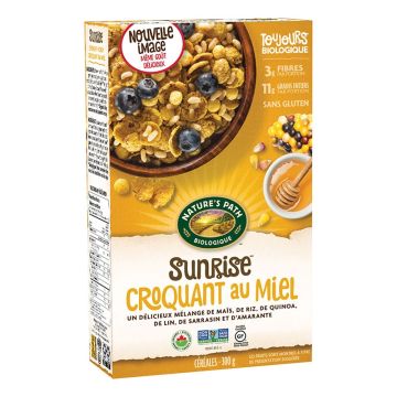 Sunrise organic cereal - Crunchy honey