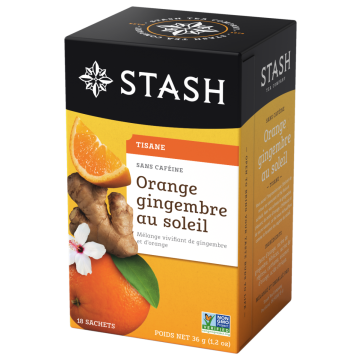 Tisane orange gingembre au soleil