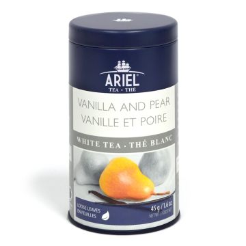 Thé blanc en feuilles - Vanille et poire