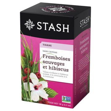 Tisane framboises sauvages hibiscus