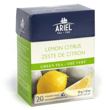 Thé vert - Zeste de citron