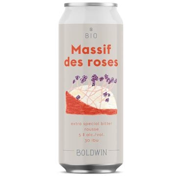 Organic beer - Massif des roses 5% alc.vol