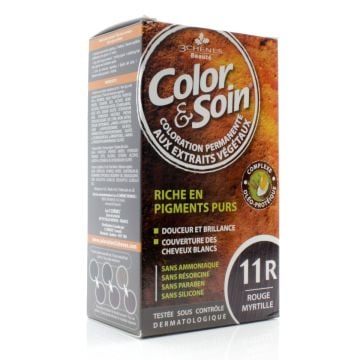 Natural hair coloration - Red bilberry 11R